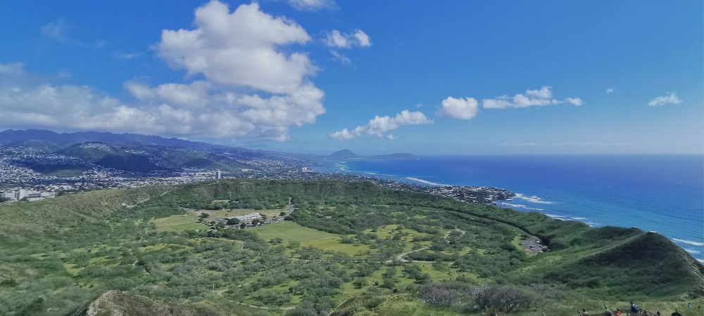 hawaii, oahu, diamond head hike, hiking
