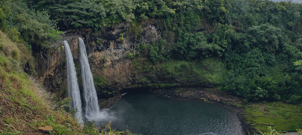 wailua falls, rainbow state
