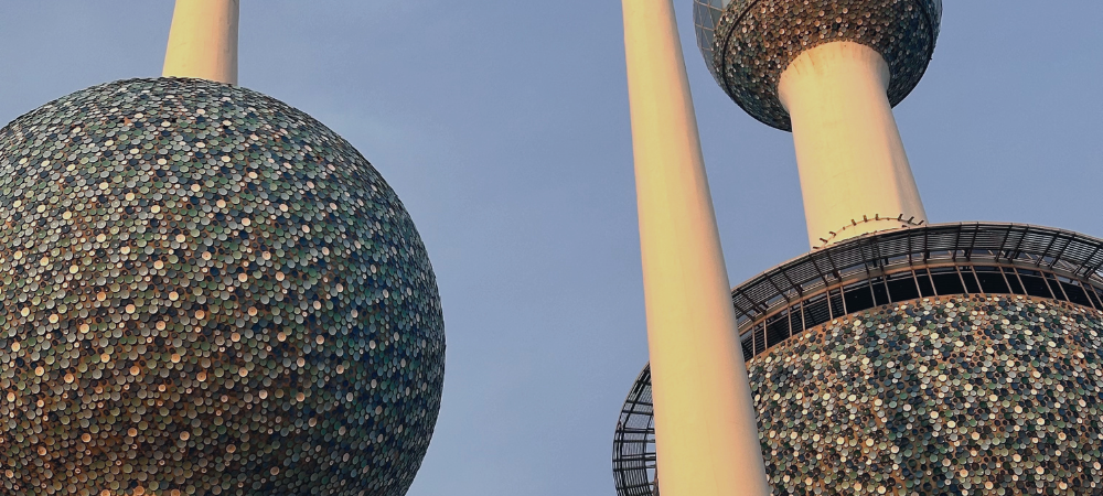 kuwait towers, water towers, kuwait